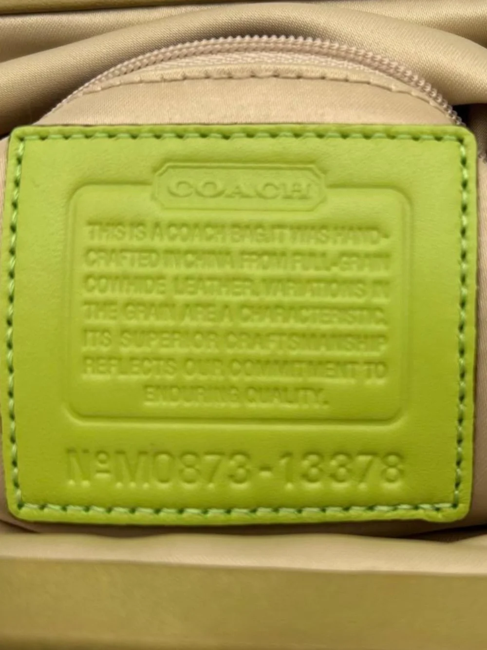Coach Bonnie Kisslock Chain Satchel EUC - Picture 6 of 6